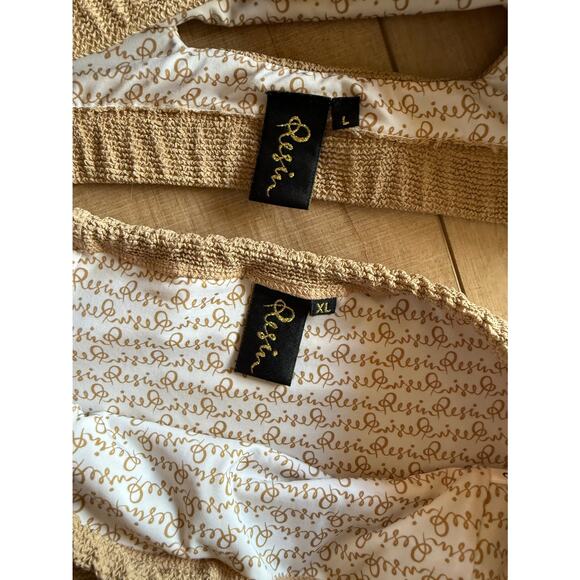 Free People x Resin “Better Days” Terry Bikini‎ Set L/XL - Picture 4 of 4